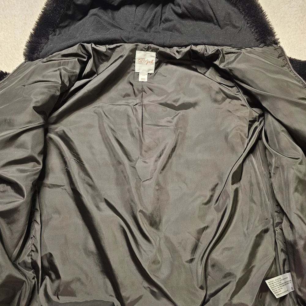 Cat & Jack Black Girls Jacket